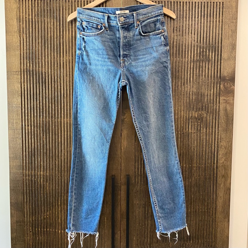 Classic Blue Women's Denim Jeans - Slim Fit